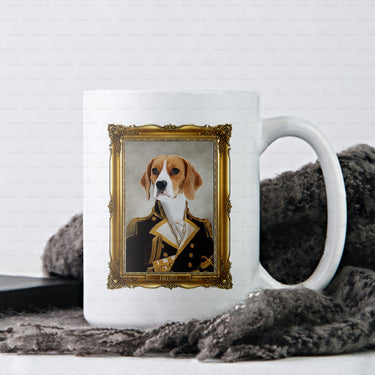 Personalized Dog Gift Idea - Royal Dog's Portrait 19 For Dog Lovers - White Mug